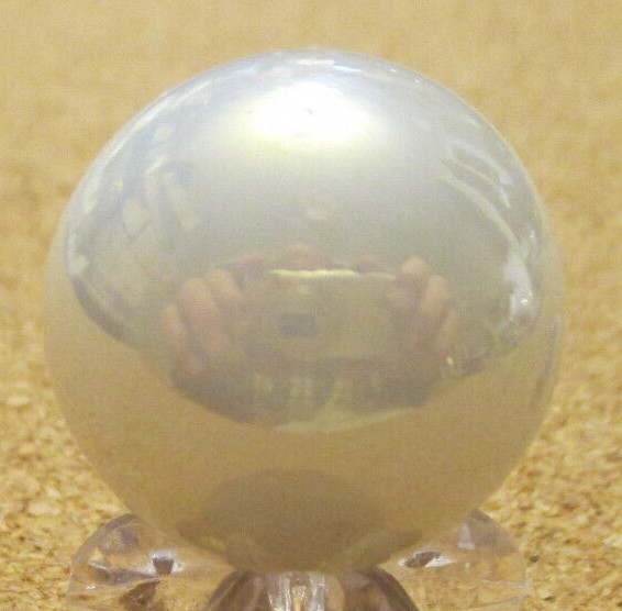 NFL: Seattle Seahawks Helmet Logo on a Pearl Jabo Marble #146 .978″ = 24.84mm