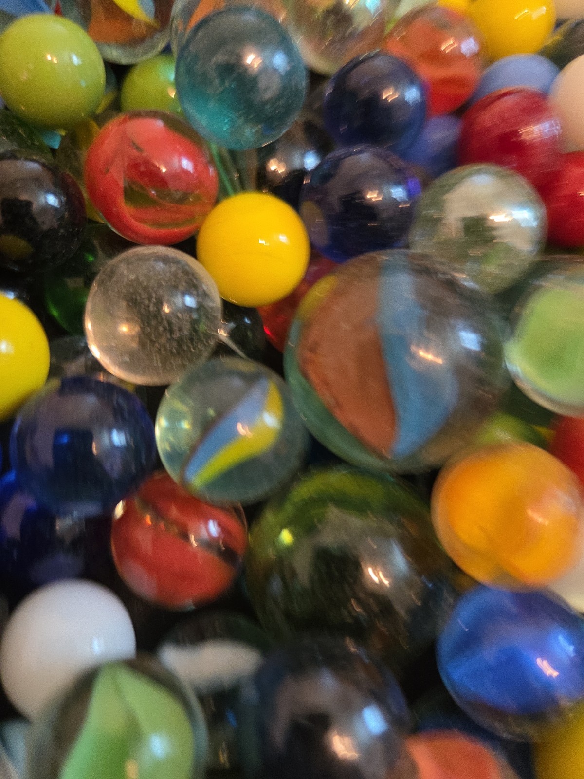 Vintage Marbles For Games Or Crafts( Some Are Pre 1930s)