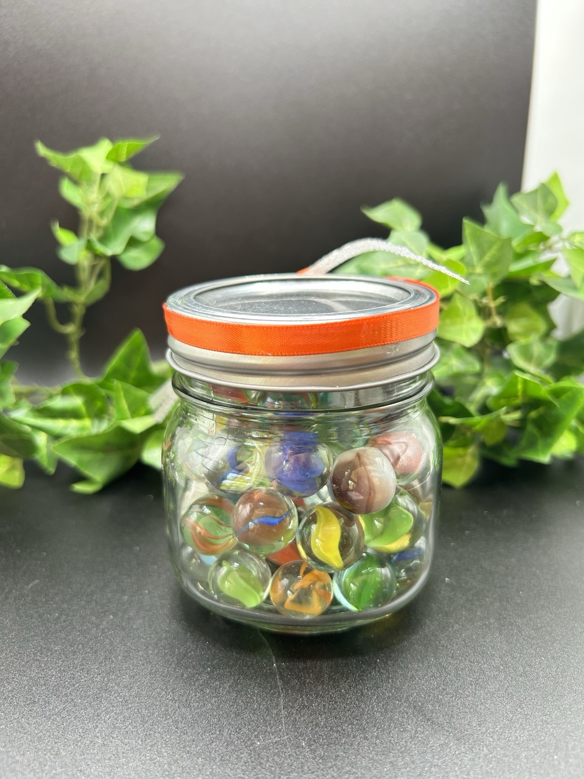 Vintage Marbles Lot 1 lb 16 oz Glass Catseye Swirls Clearies Mystery Jar
