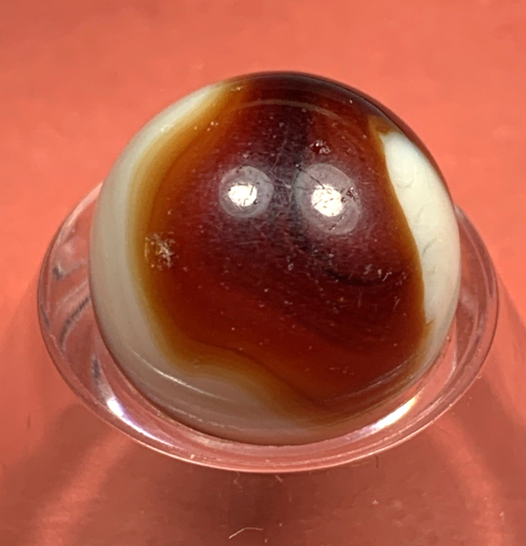 PRIZE NAME OR TWO COLOR ONXY AKRO AGATE SUPER SWEET .63″ BOX02/169