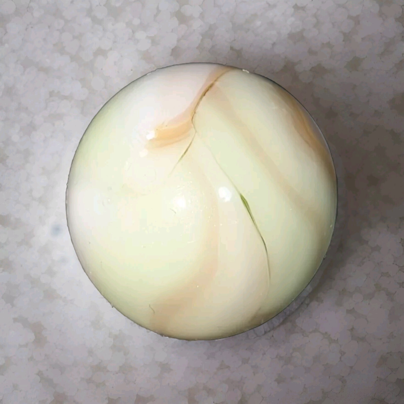 Alley Agate Swirl Marble, Rare Colors!! Pistachio Green & Tan, (.66) UV Reactive