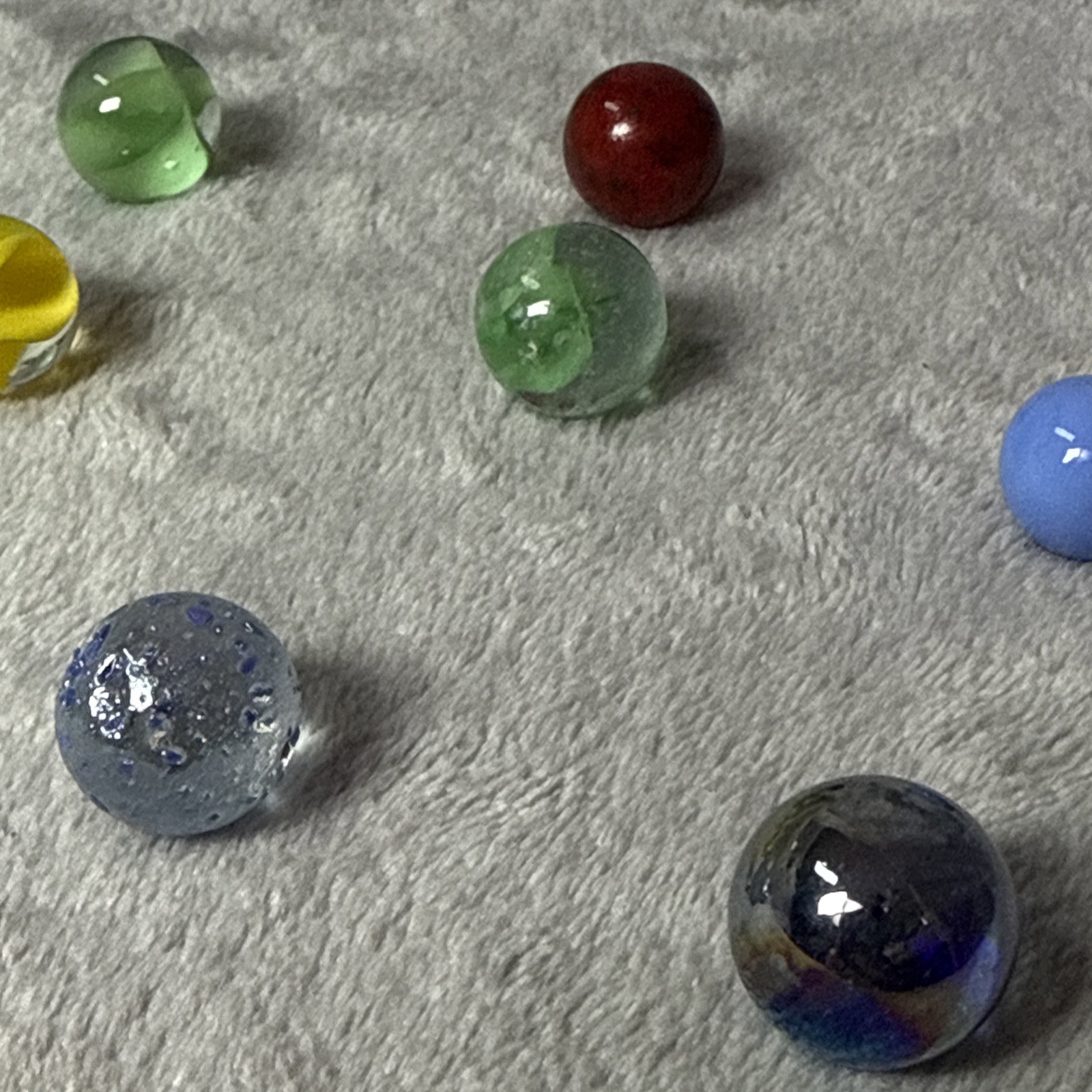 Random Lot of 25 Vintage Marbles, Assorted Colors/Styles/Sizes/Makers free ship!