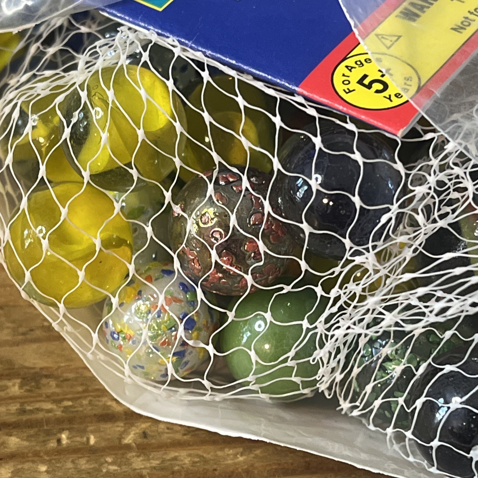 Champion Marbles New In Bag 150 Glass Marbles 6 Shooters