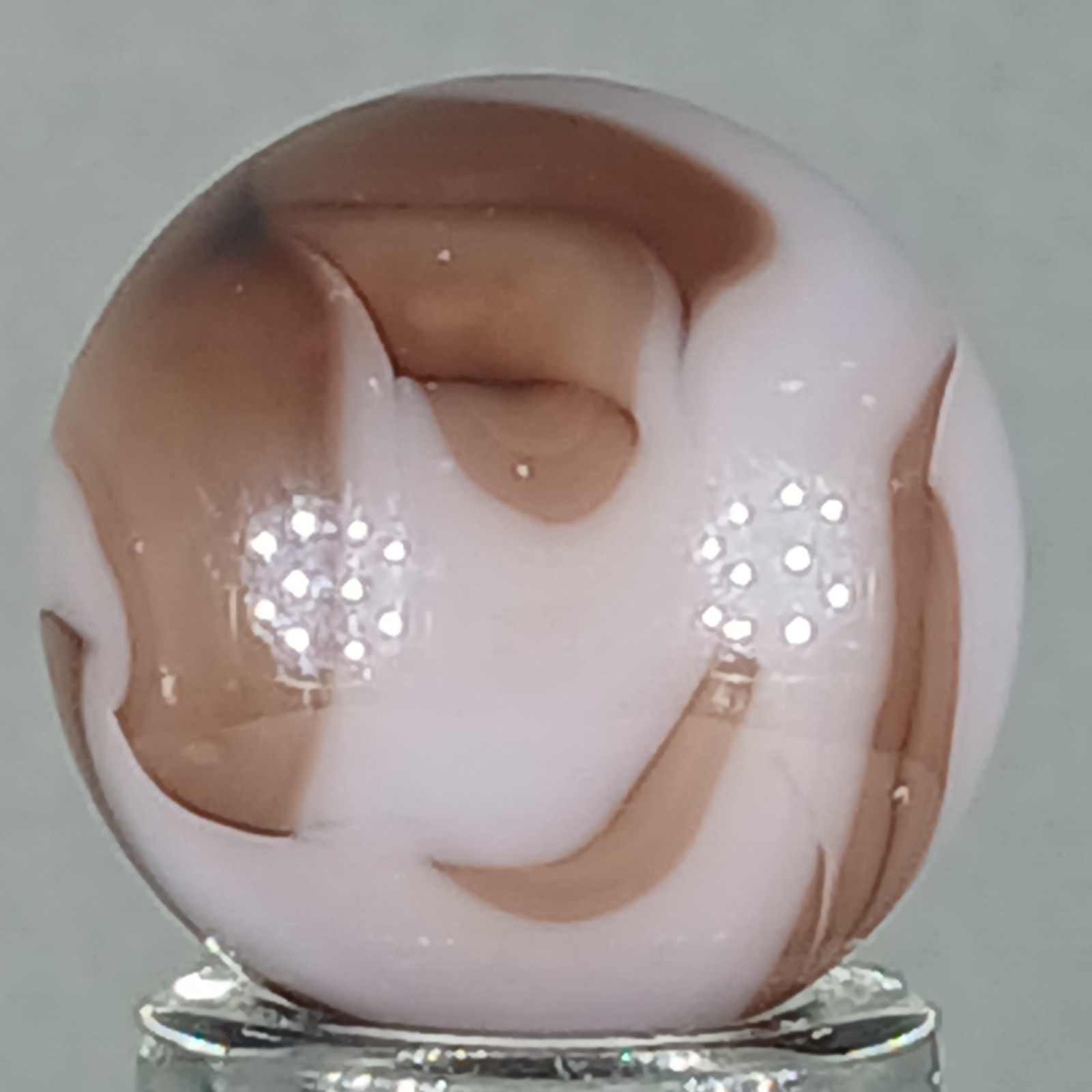 Vintage Champion Swirl Marble .61 Inches Near-Mint Condition Combined Shipping