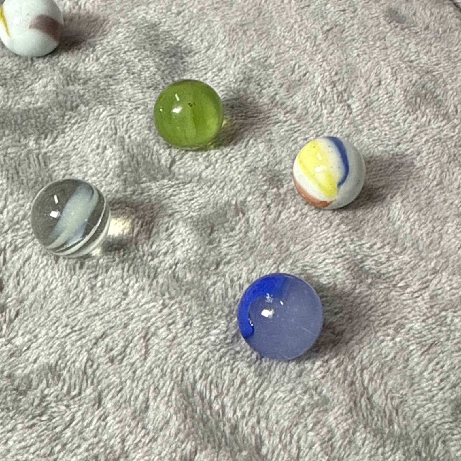 Random Lot of 25 Vintage Marbles, Assorted Colors/Styles/Sizes/Makers free ship!