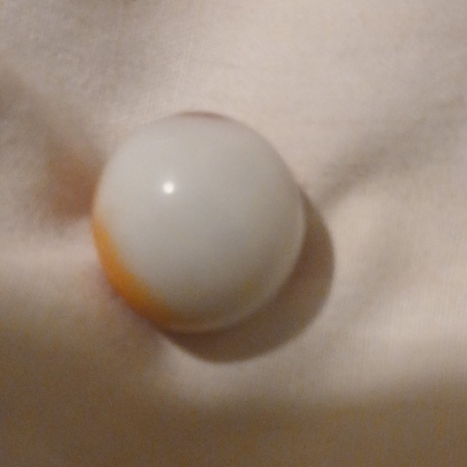 Machine Made Swirl Toy Marble White Orange Red for Ages 4-7 8-11 Years