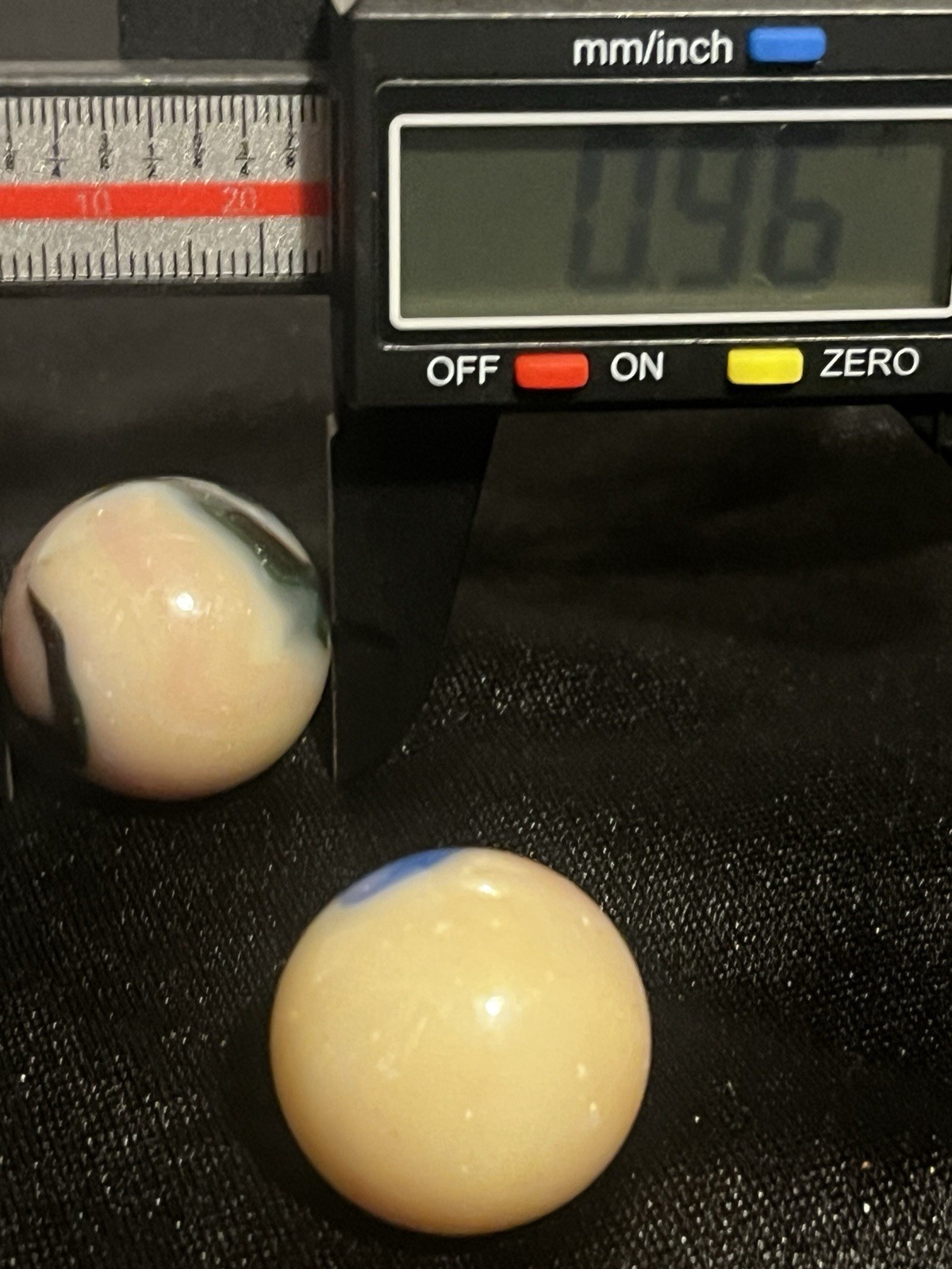 Jabo Classic Uranium/Cadmium Burmese Shooter Boulder Marble Lot XL 24mm