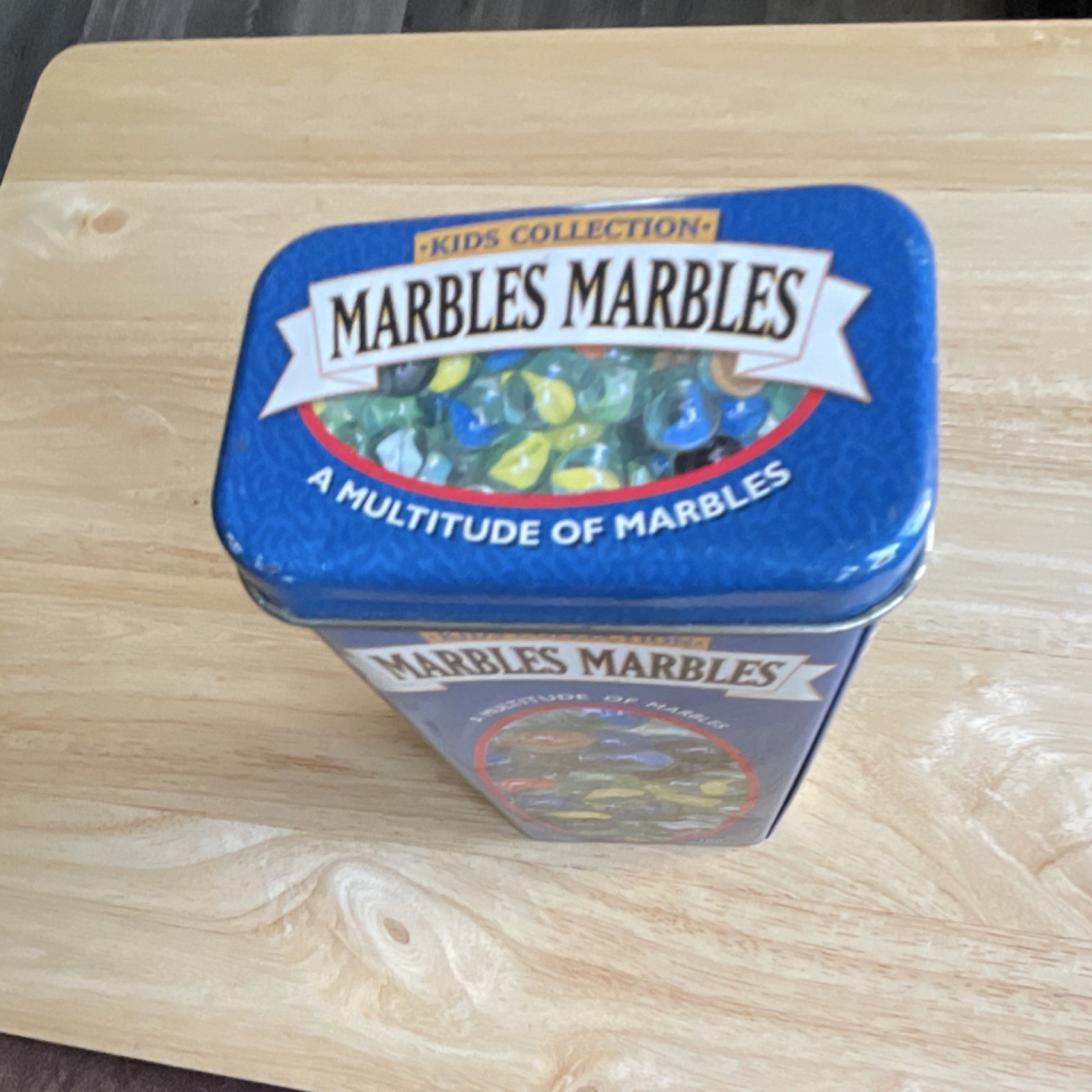 Cardinal Cat’s Eye Machine Made Marbles Tin 100pcs Ages 8-11 2021