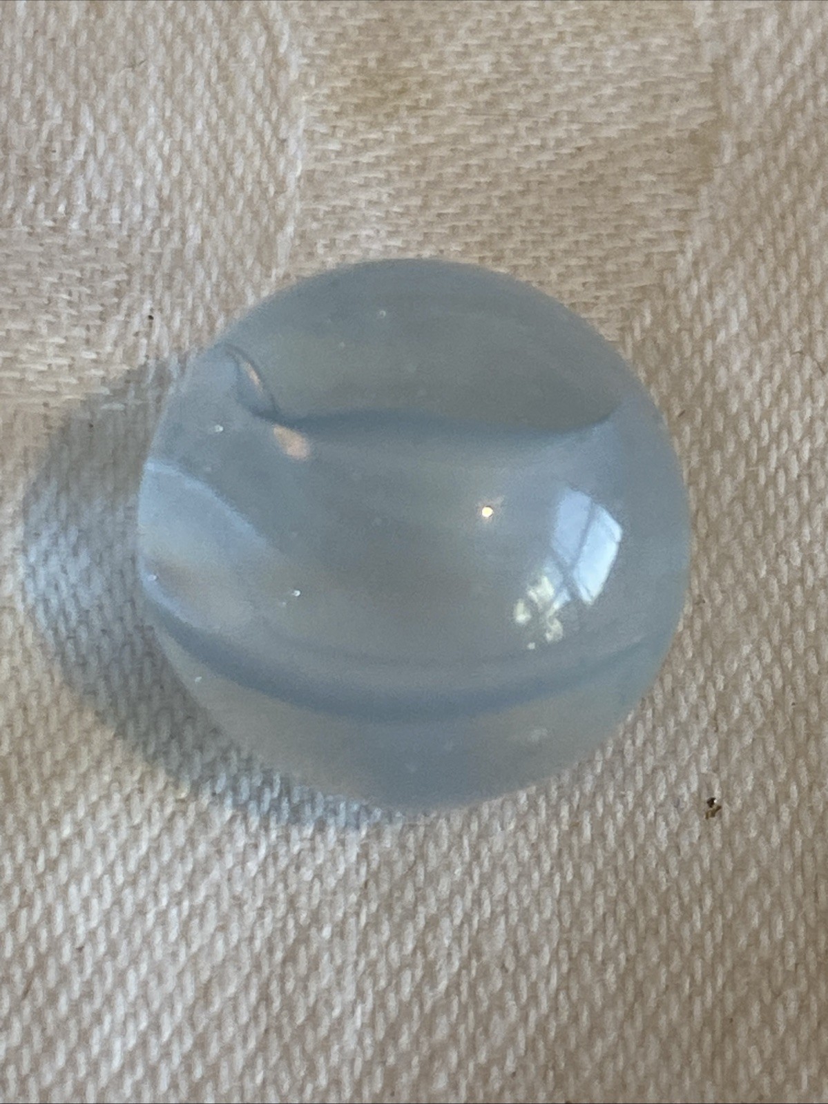 Vintage Glass Marble Possibly MarbleKing Cat’s Eye Or Vitro Agate Tri-Lite