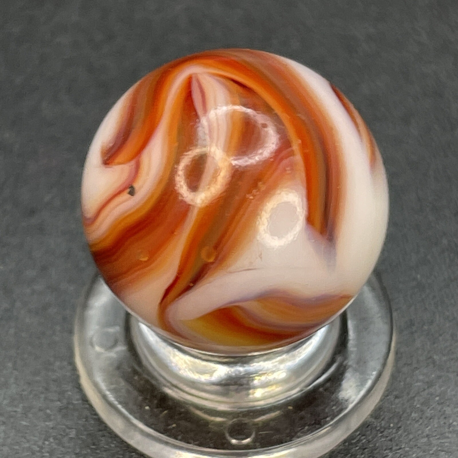 Alley Swirl Marble West Virginia Swirl Marble Vintage Marbles 0.669”