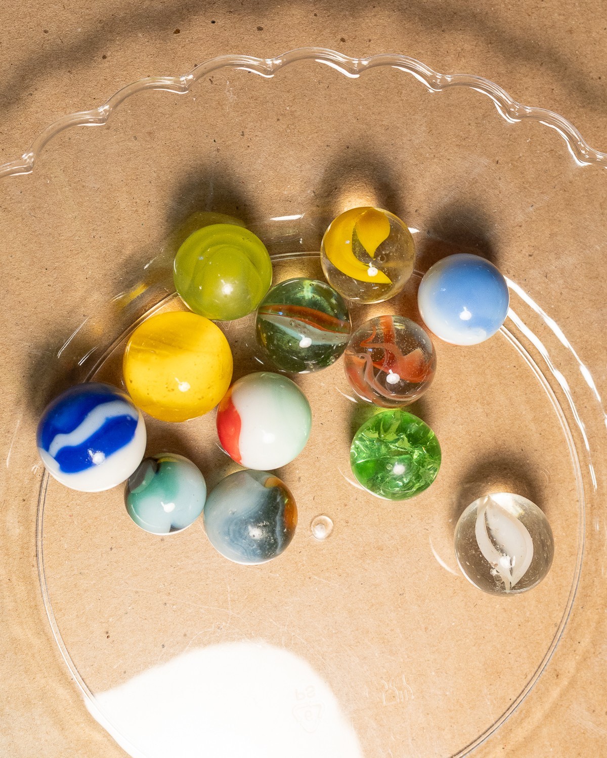 12 Marbles Vintage shooters – Nice Variety – Lot 125