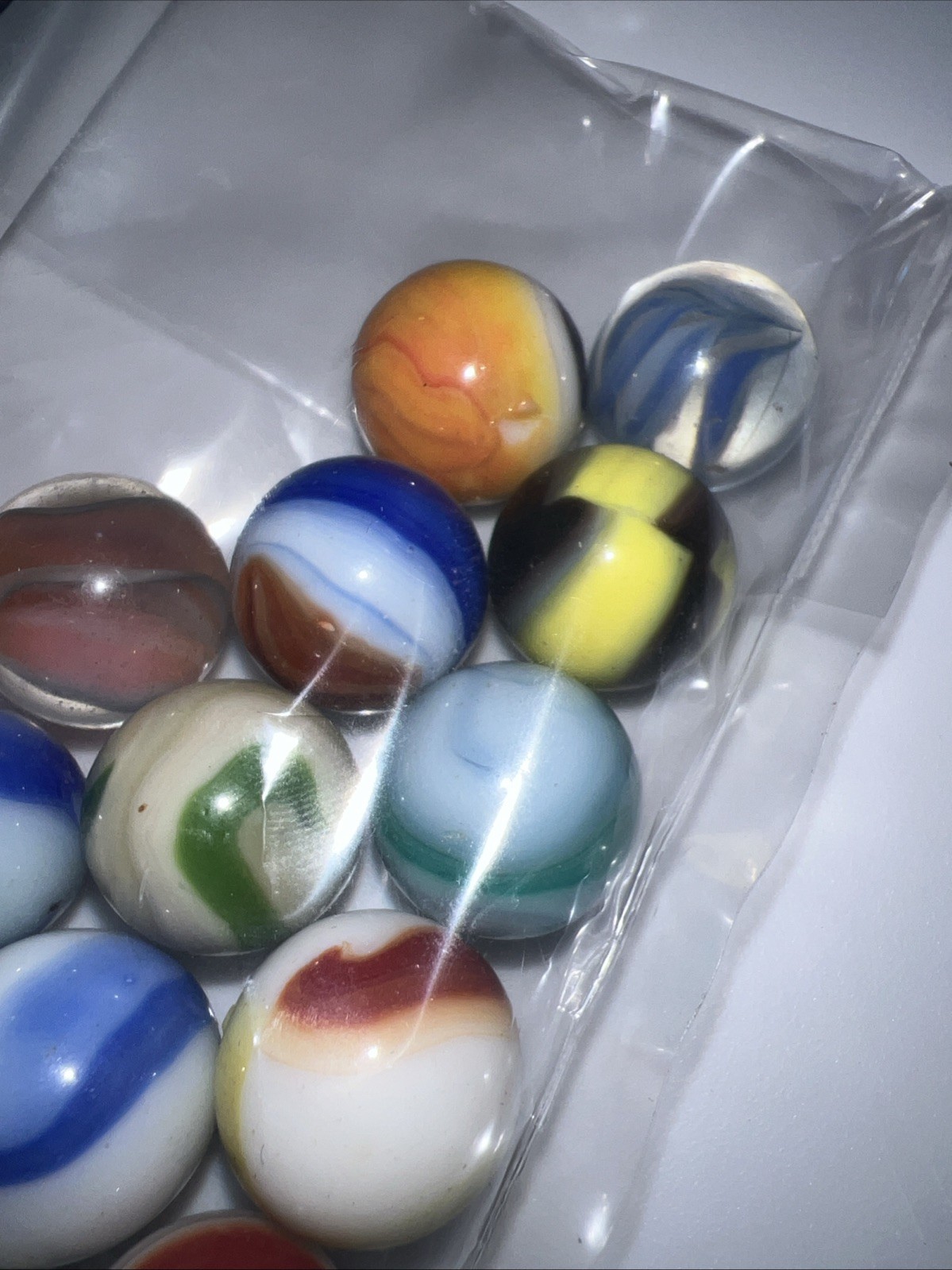 15 Super Nice Old Vintage Marbles, 13.5mm (+r-) Collectibles