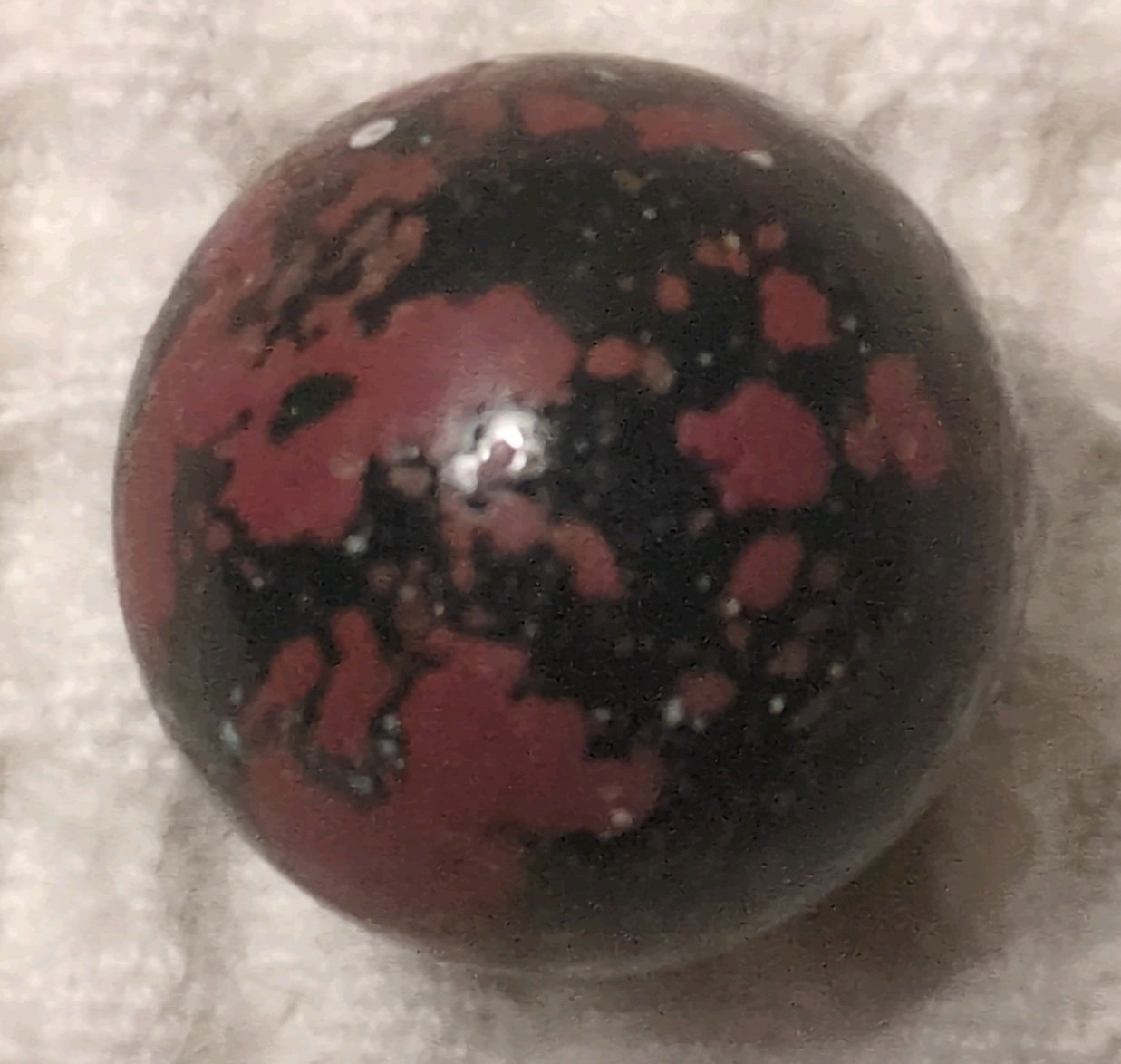 14 Vintage Vacor Galaxy Confetti Speckled Glass Marbles Multicolor Black Base