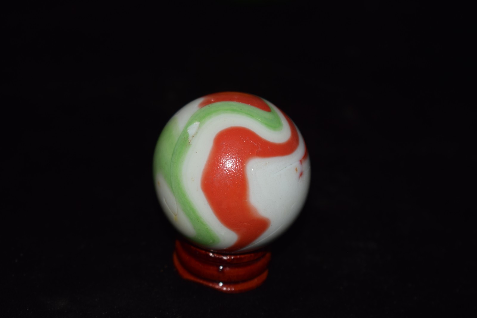 👴👵➖⏩ HTF Retired OLD VACOR SWIRL Collectors marble🦶Toebreaker size 1.850=47mm