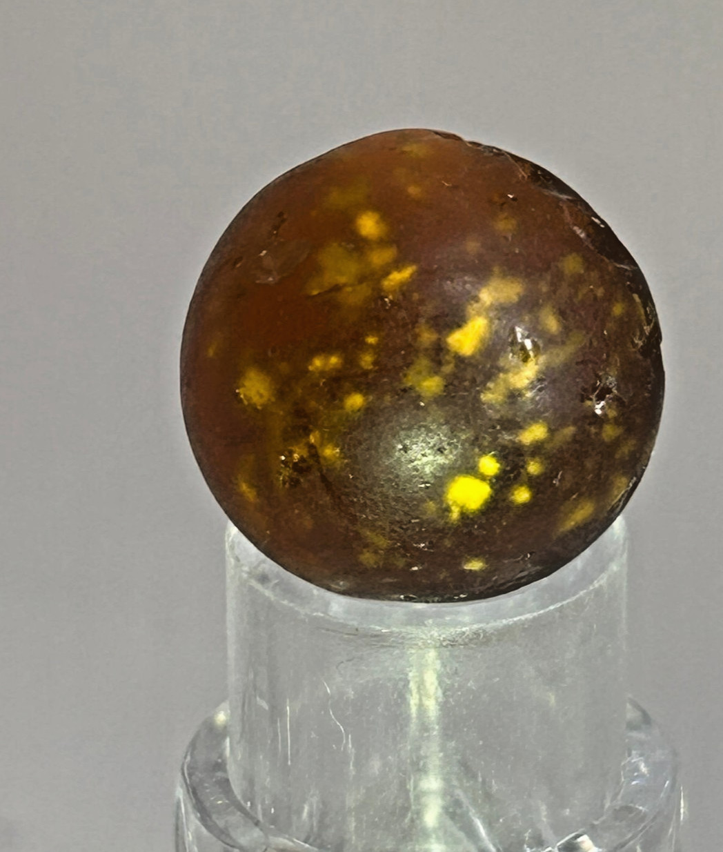 Antique German Golden Mica Marble 89/128″ Near Mint m34