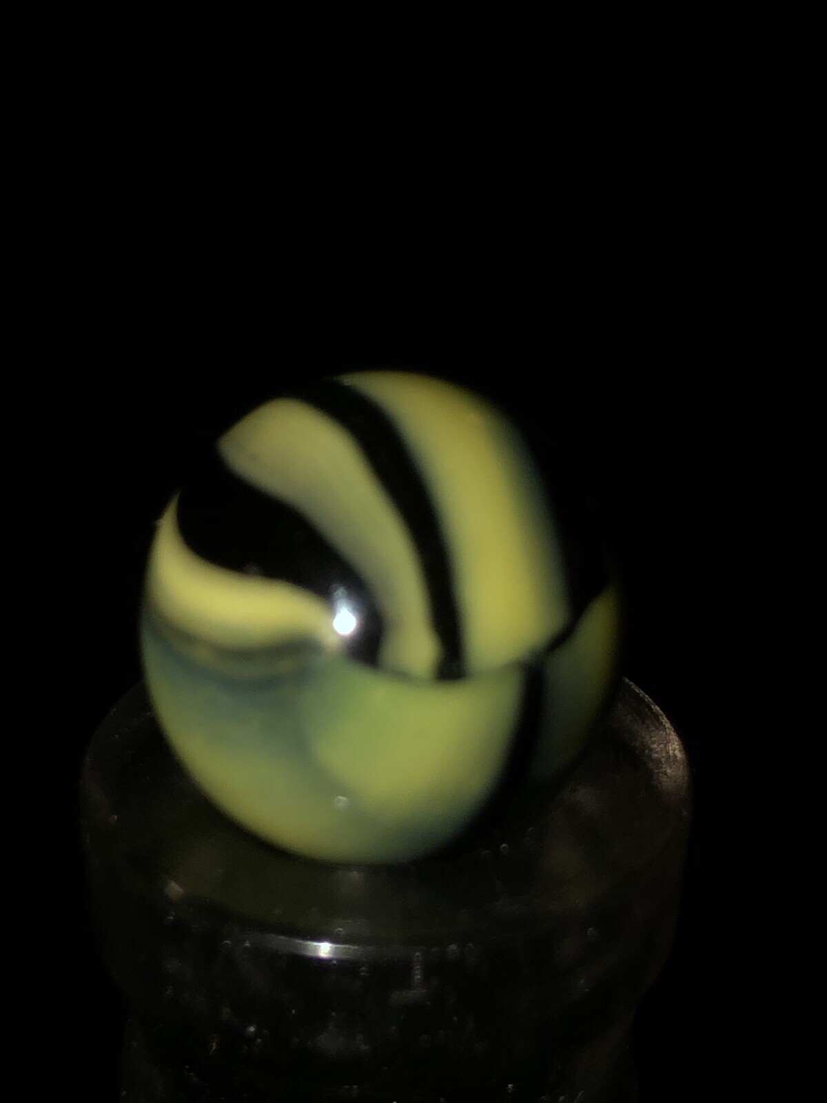 Old machine made marble wasp bumble bee gorgeous “2 FREE old ones included”