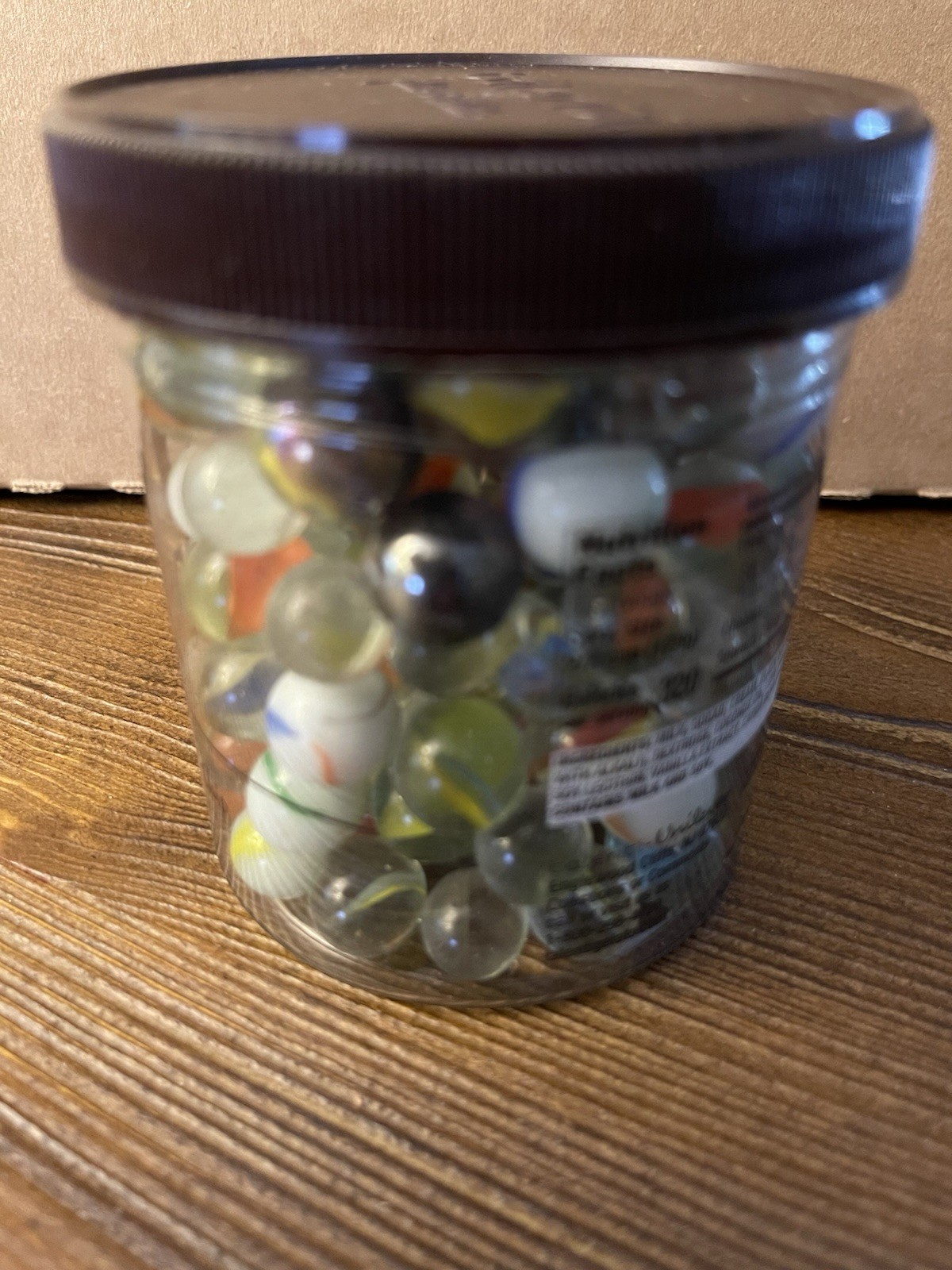 Vintage Mixed Lot of Approximately 150 Glass Marbles