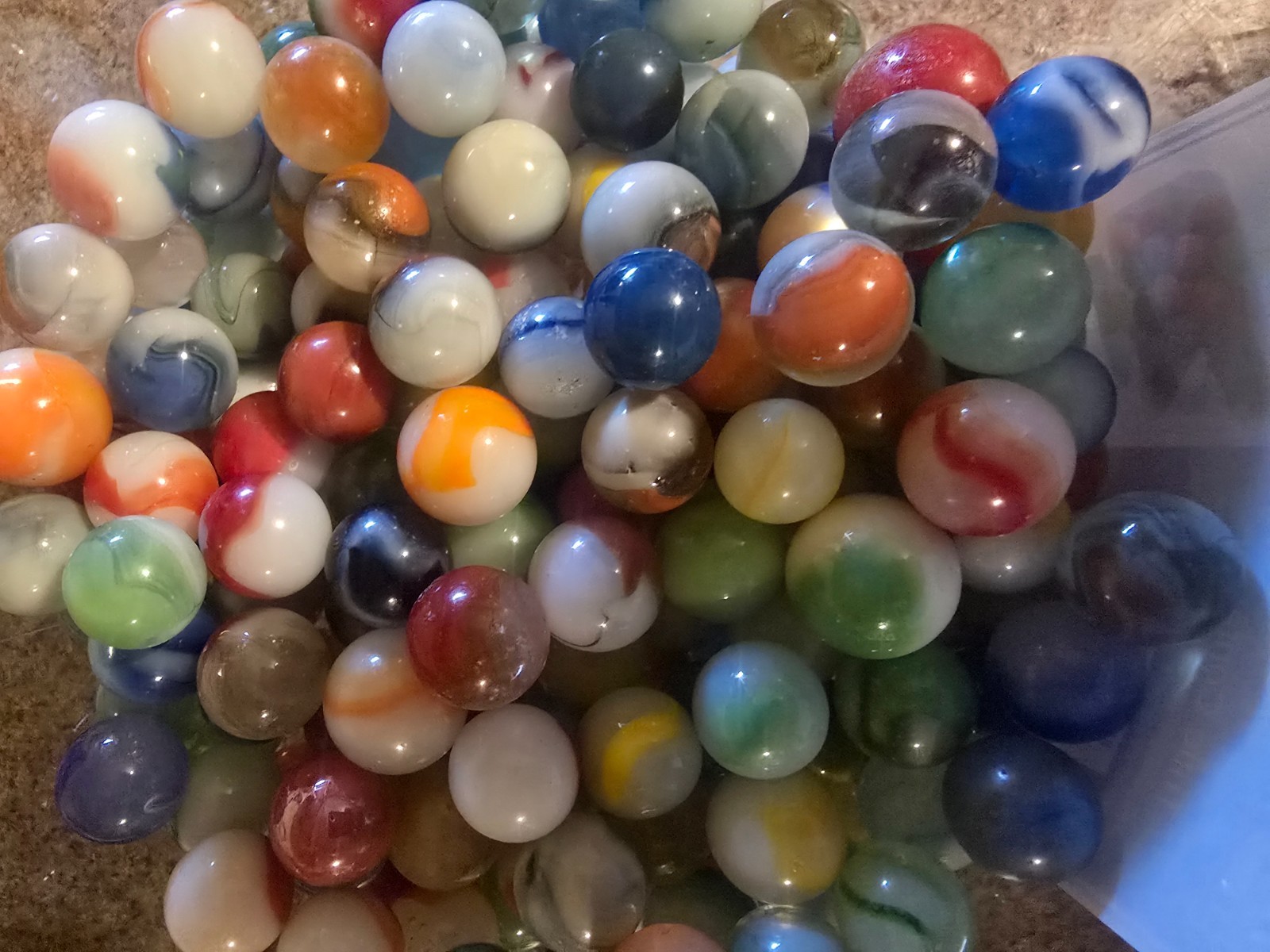 40+Vintage Estate Lot Marbles HARD TO FIND