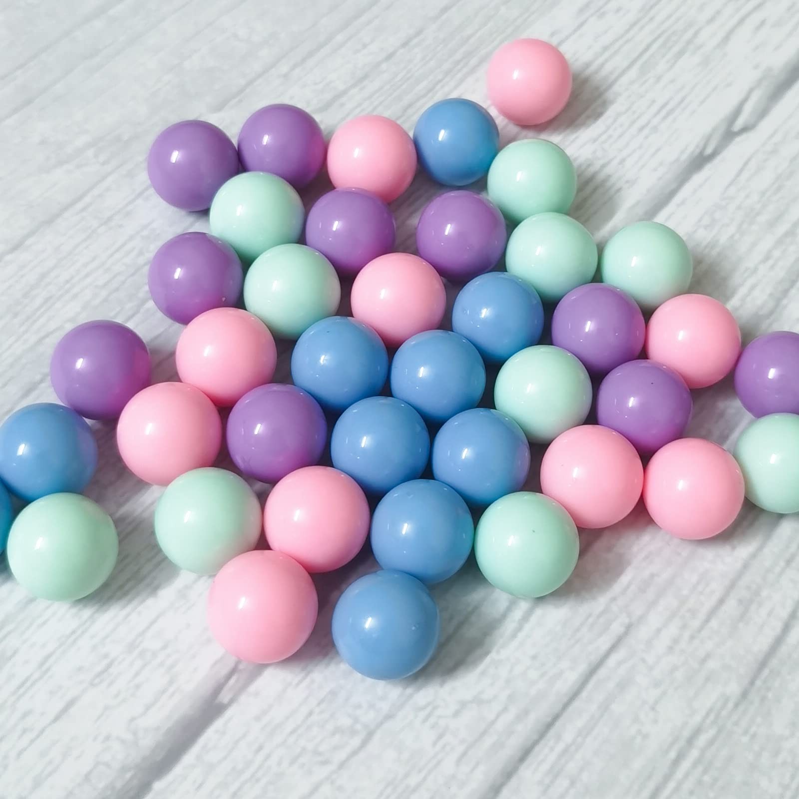 Hotusi 80Pcs Game Replacement 13.5 millimeters, Pink, Blue, Purple, Green