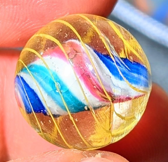 23/32″+ Tornado Precision Caged Solid Core German Handmade Marbles As-Made MM