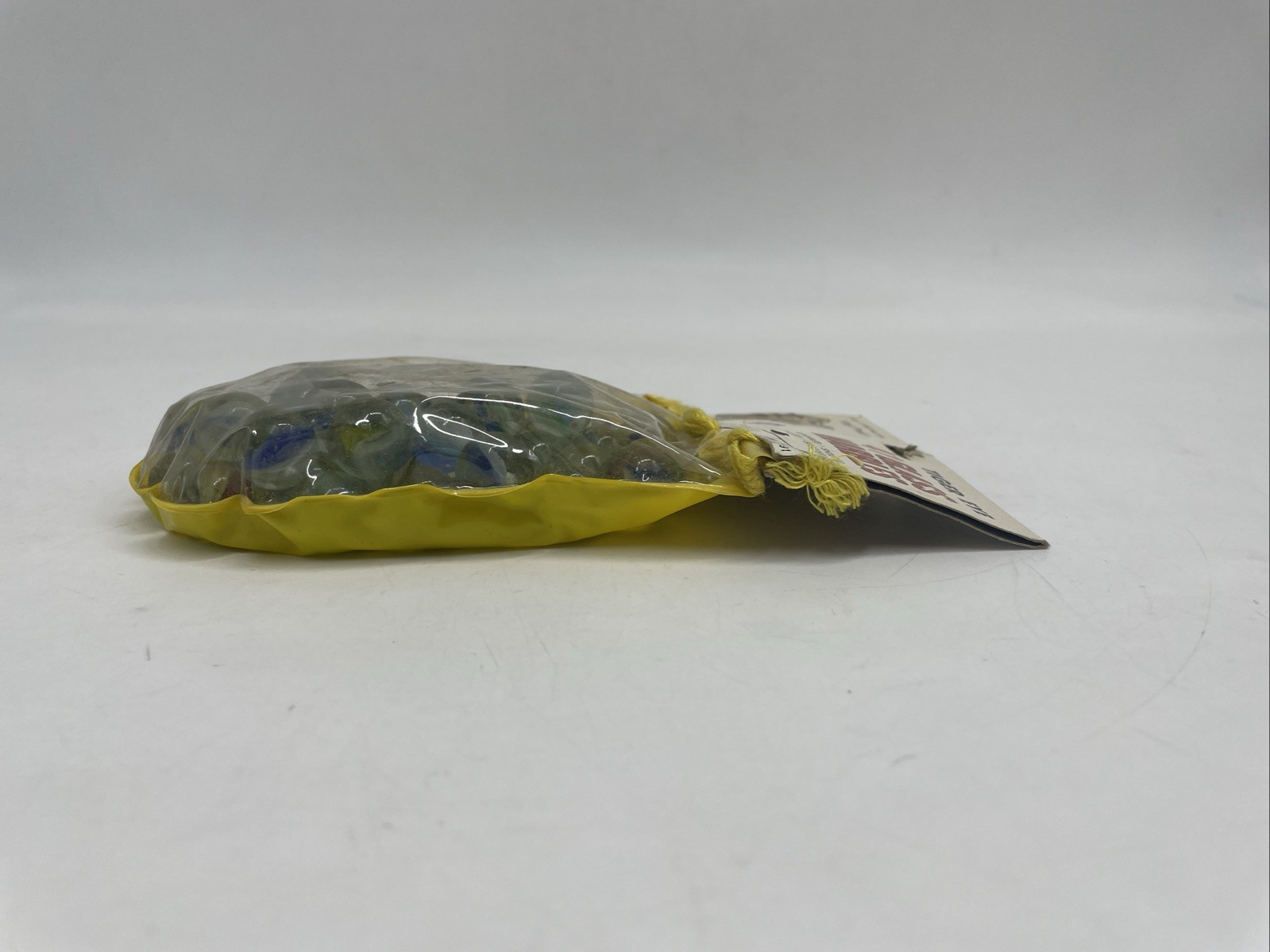 Vintage Tiger Eye Glass Marbles & Vinyl Pouch (40 Marbles & 1 Shooter)