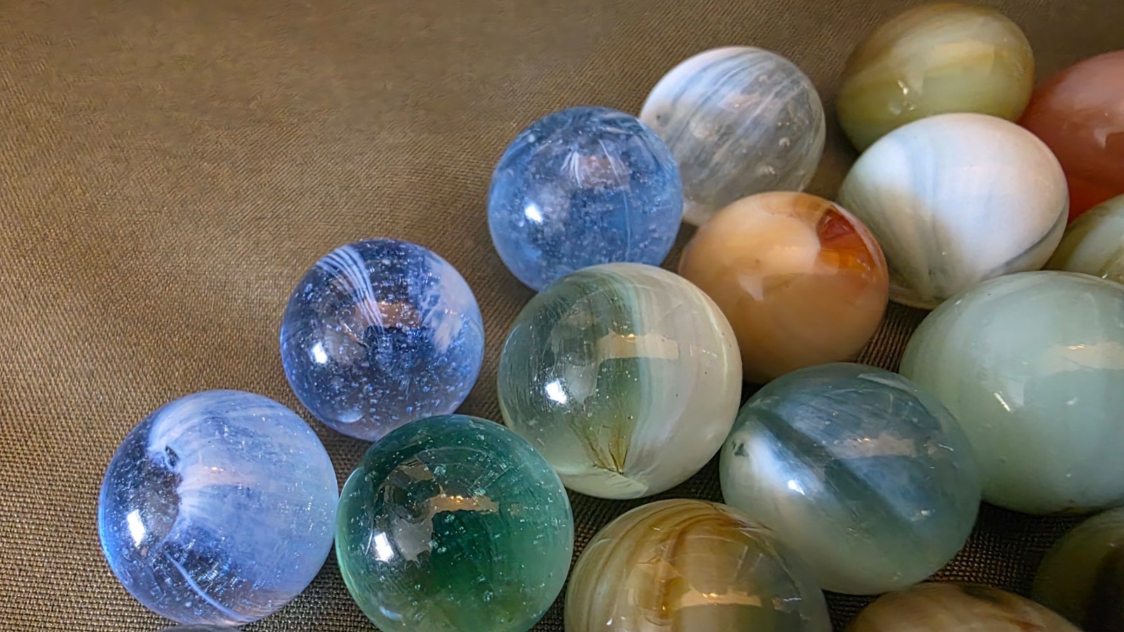 Vintage Marble Lot Master possibly others Beautiful Marbles M/NM Lot 5 Free Ship