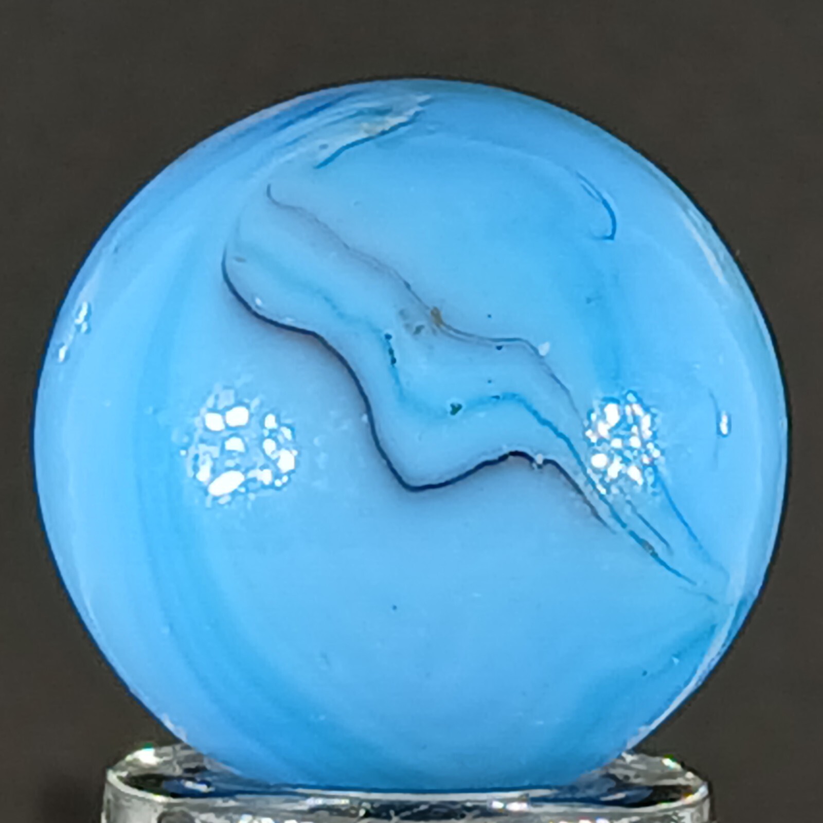 Vintage Imperial Swirl Marble .59 Inches Near-Mint Condition Combined Shipping