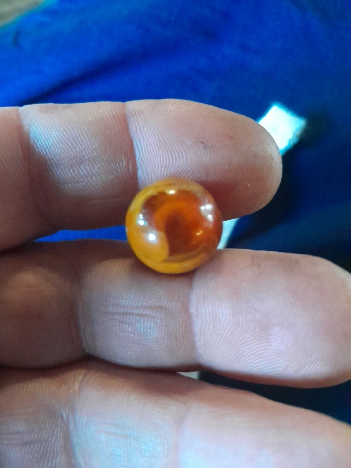 M.F. Christensen Amber Slag (grade 8.9) (size .74) *111