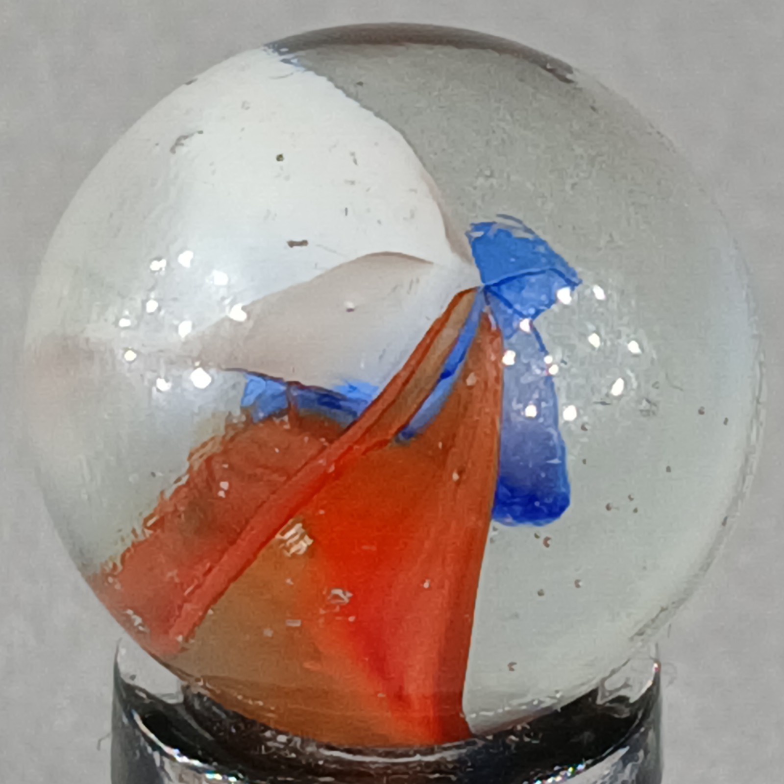 Vintage Imported Cat’s Eye Marble .60 Inches Near-Mint Condition