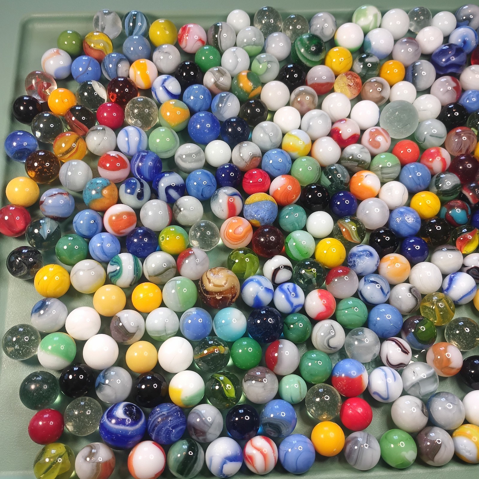 3 Lbs 11 Oz Mixed Maker Marbles