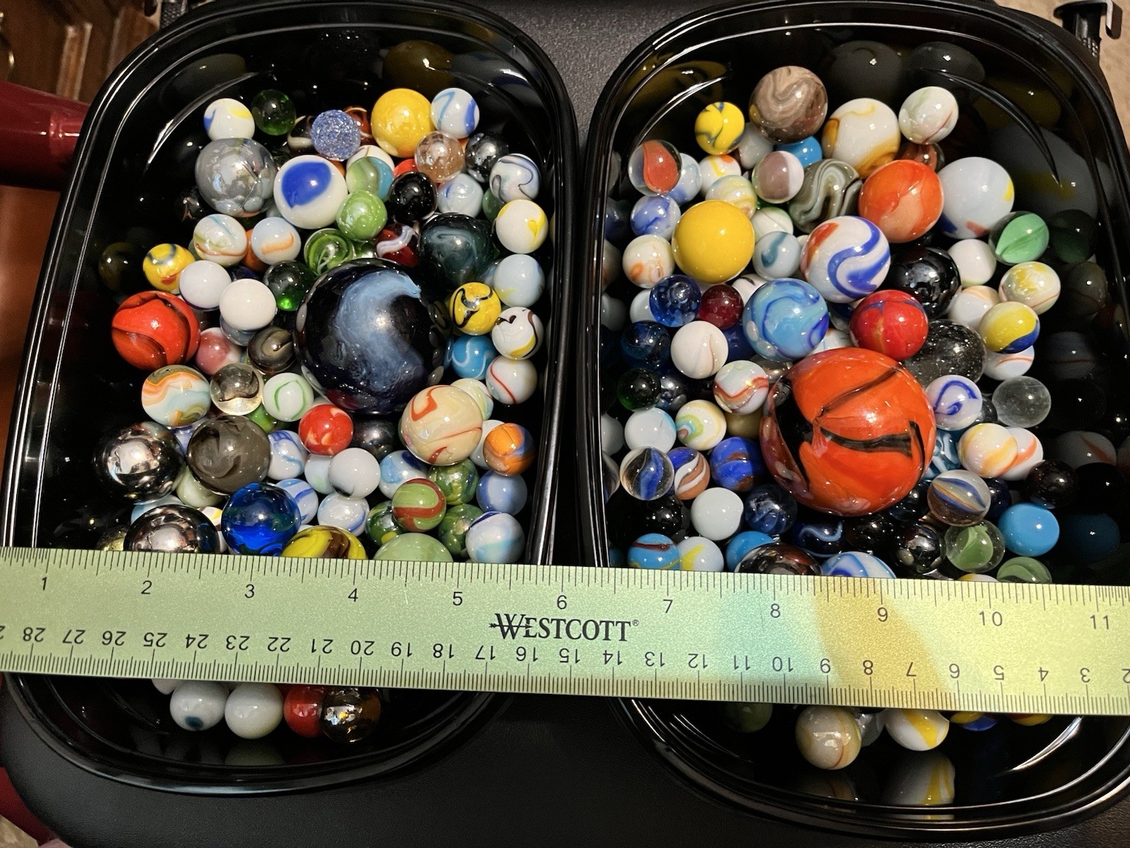 Marble Special Lot Approx Four Pounds In Containers Fast Shipping