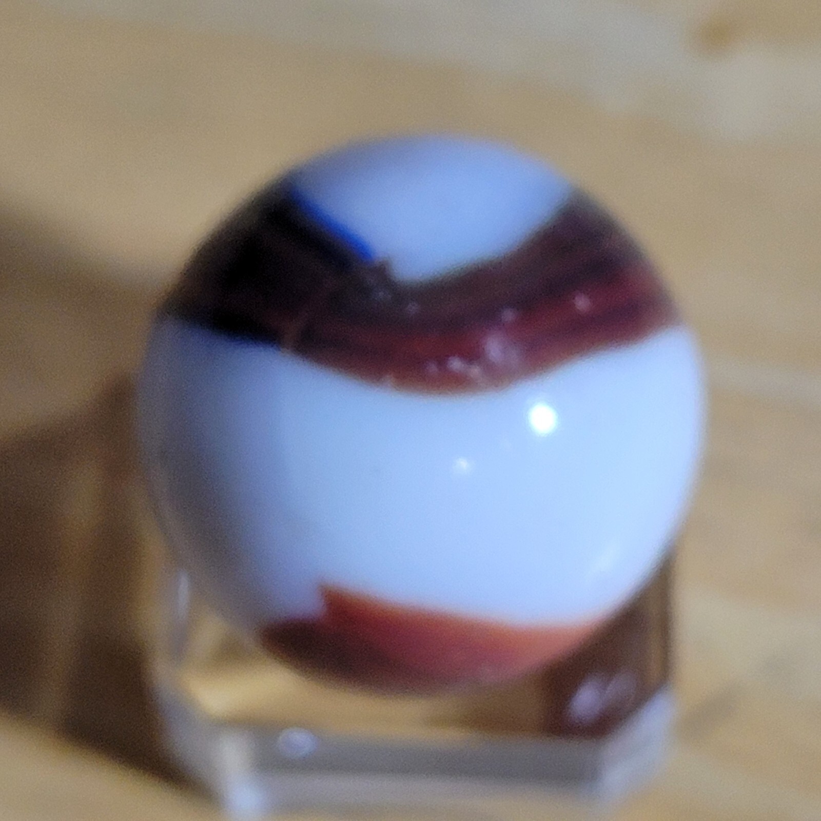 POLISHED MINT ! VHTF VINTAGE PELTIER OR MARBLE KING BOULDER SIZED .959″ 2B/30
