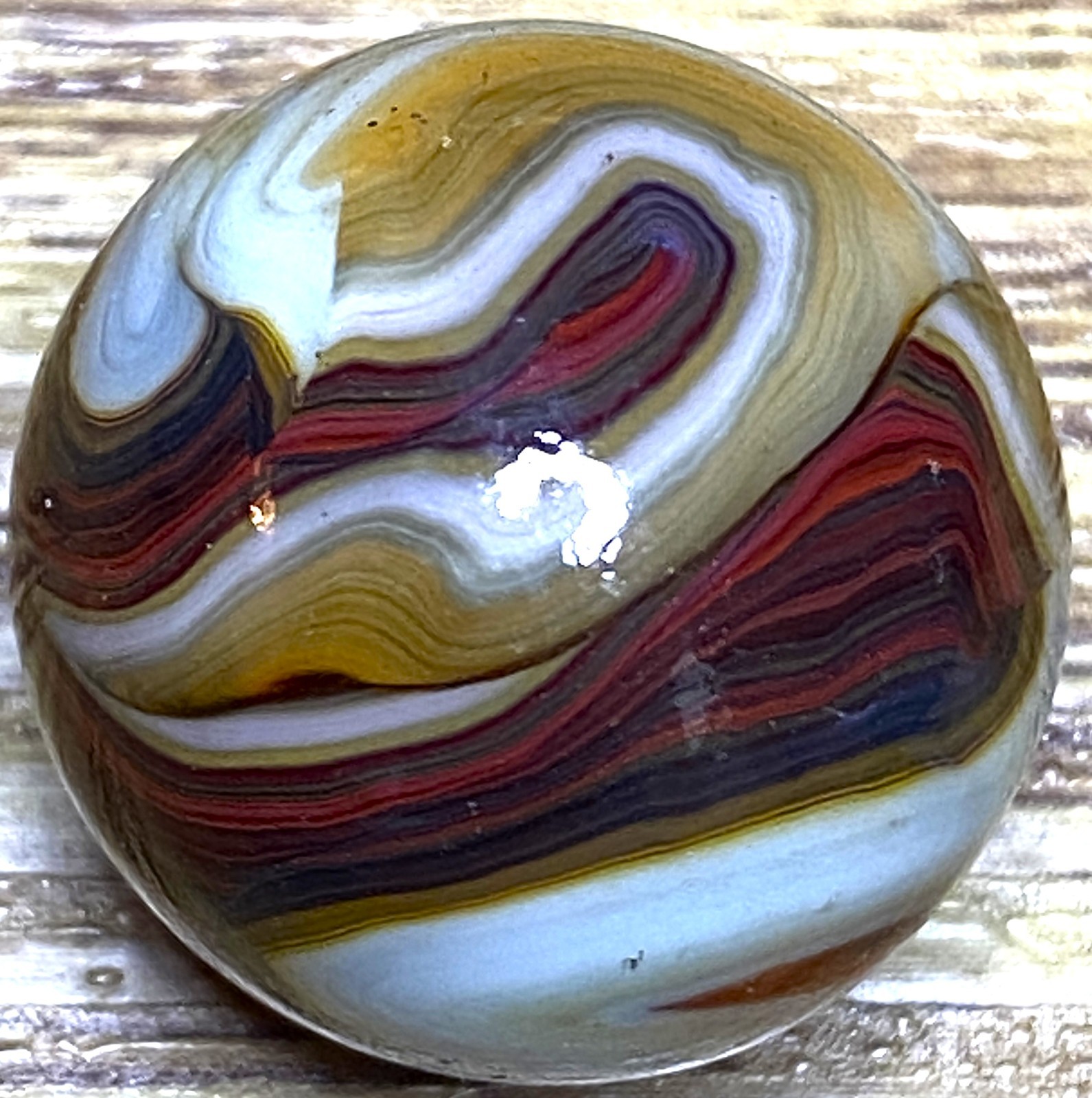 TREMENDOUS / FLAMED OXBLOOD / SWIRLED SHOOTER .74″ MCC162