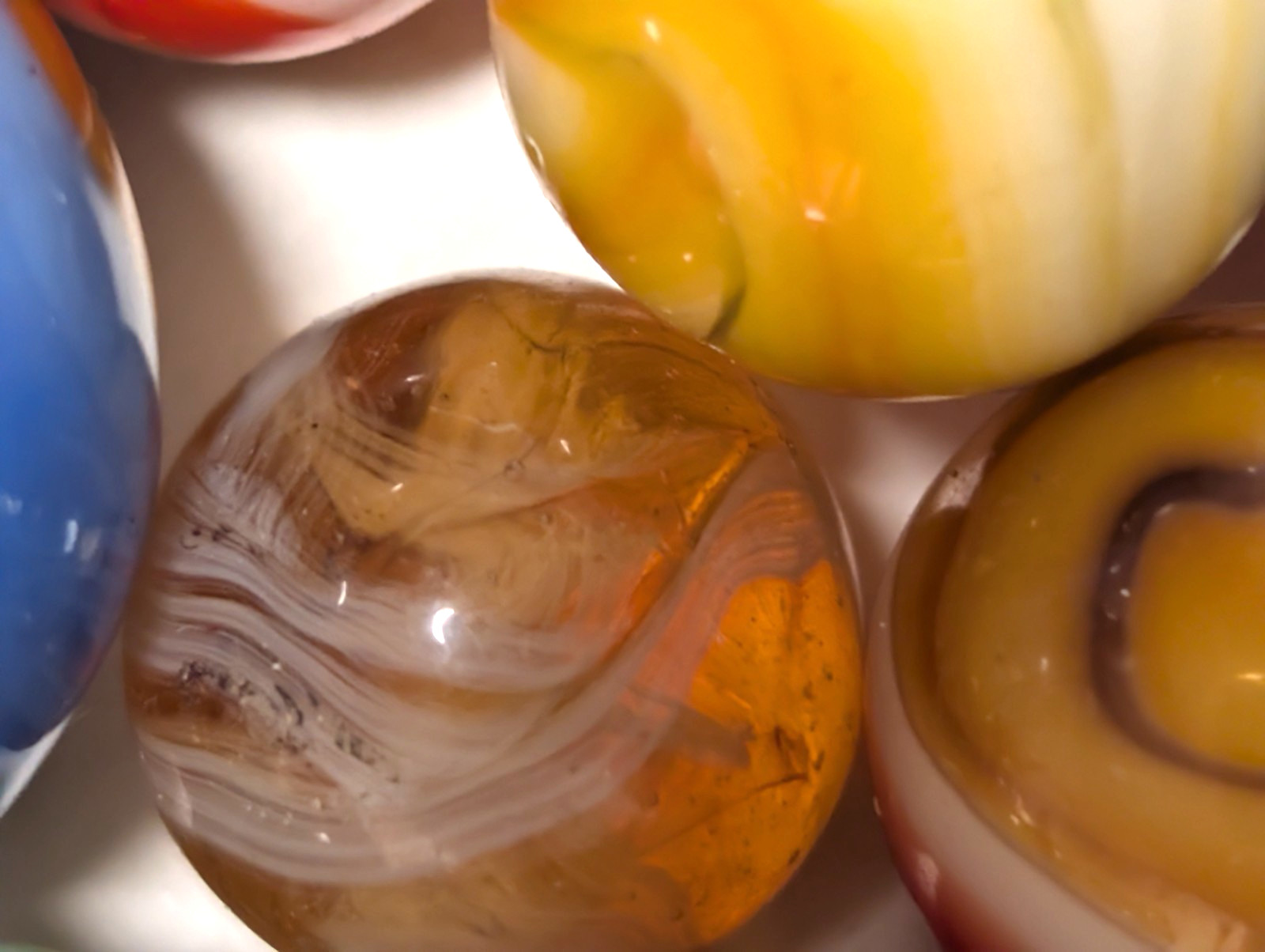 #9 Collectable Mint- Excellent Vintage Mixed Beautiful Marbles, 1930’S-1960’S