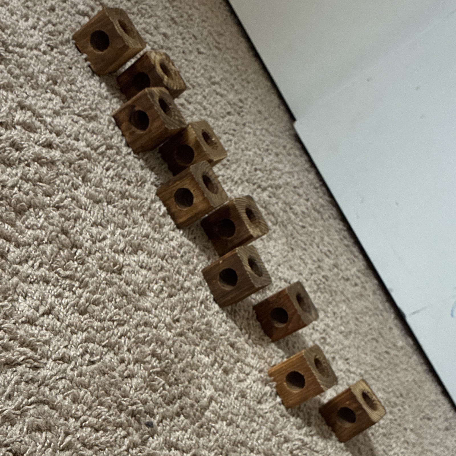 Toysmith Wooden Marble Run Track Set w/ Assorted Glass Cat’s Eye Marbles