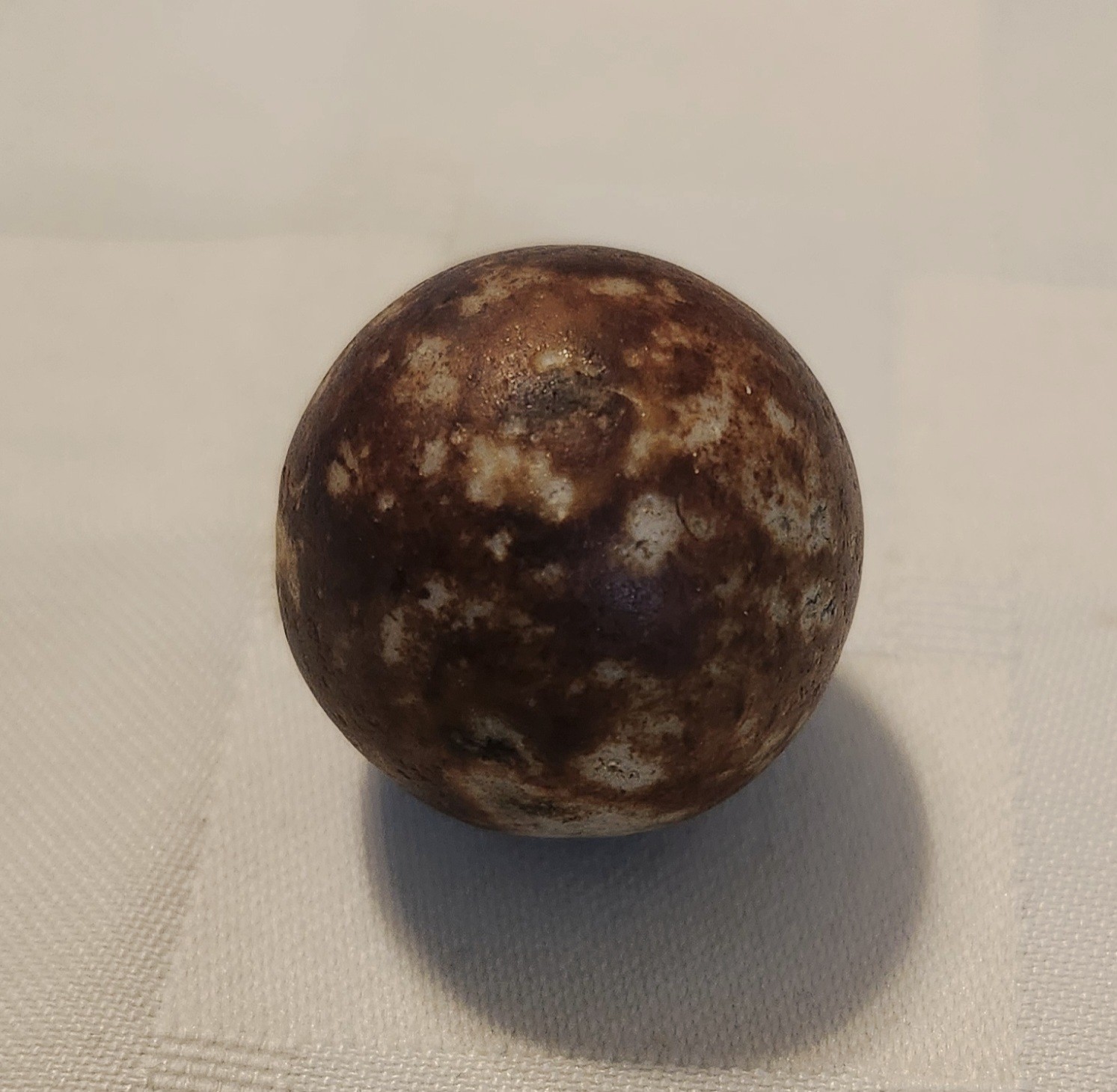 Bennington handmade Marble Shooter Size 1″ Brown
