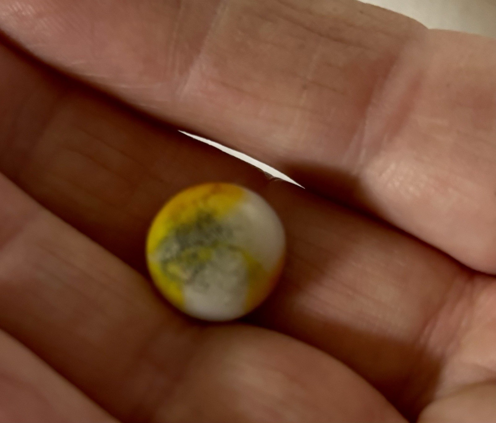 Vintage Marbles, Set of 7, Plus Leather Marble Pouch