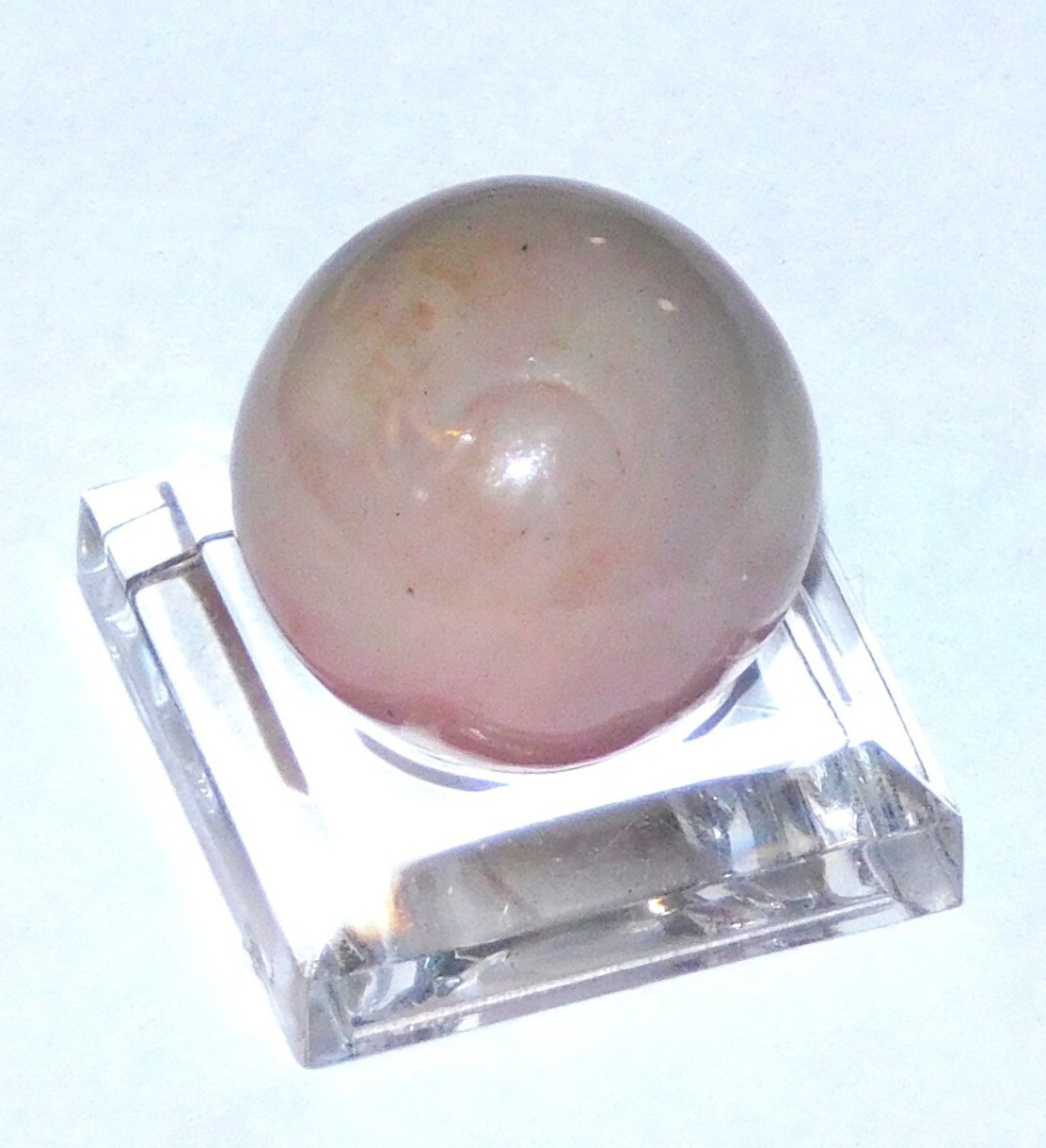 Vintage Glass Marble Large Red Black Grey Oxblood Melted ‘9 & Tail’ 0.73″ #0-130