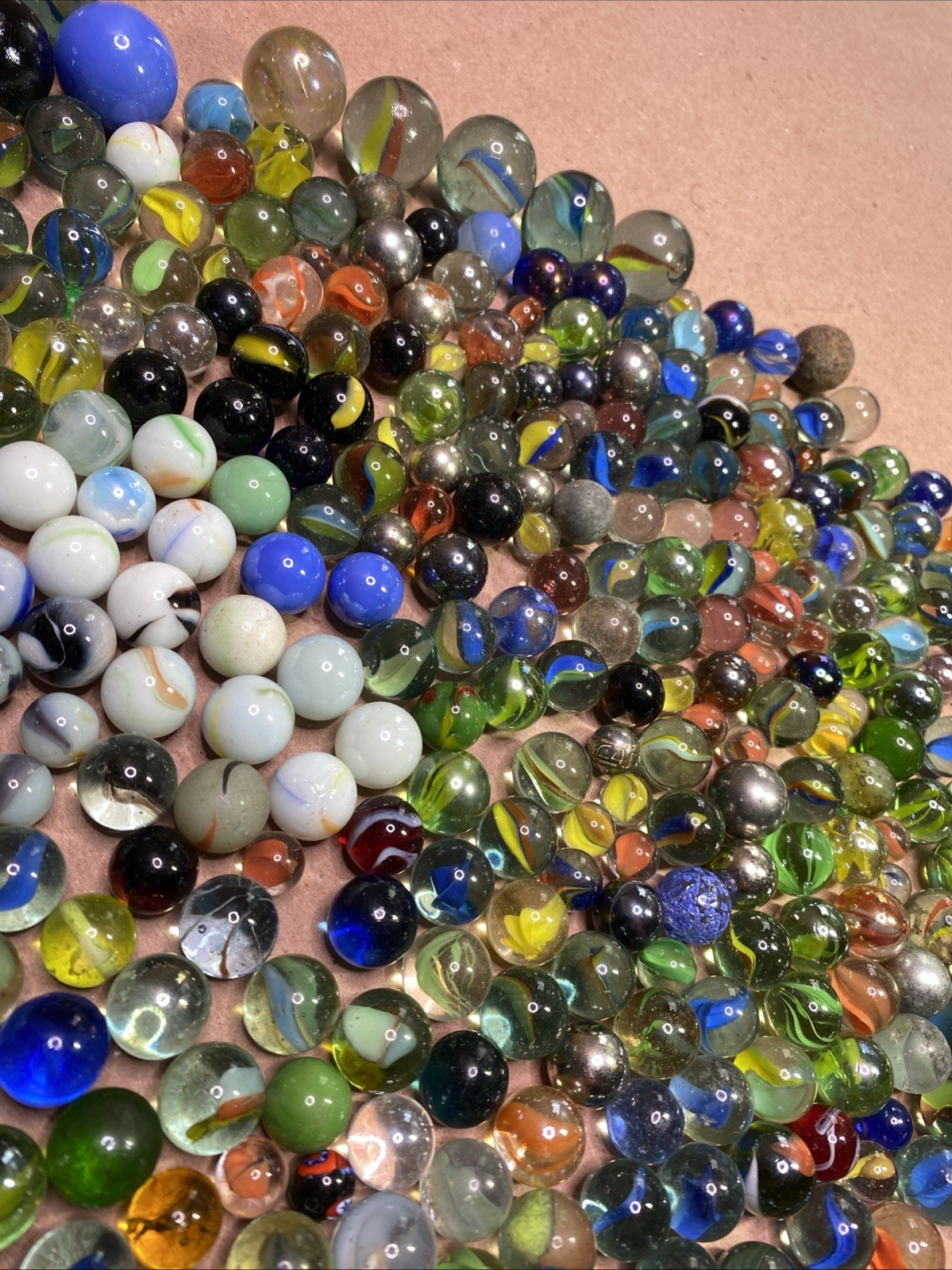 Vintage Marbles Assorted Lot (350 Pieces)