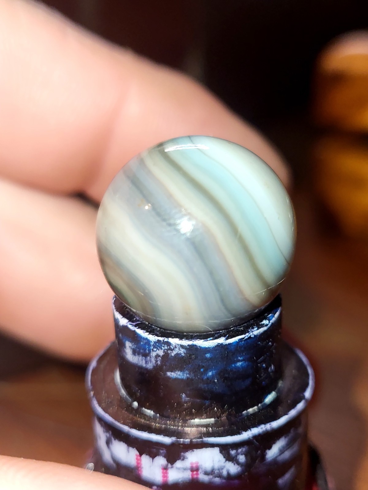 Vintage Marble Cac? 2 Seam Line Multi Color