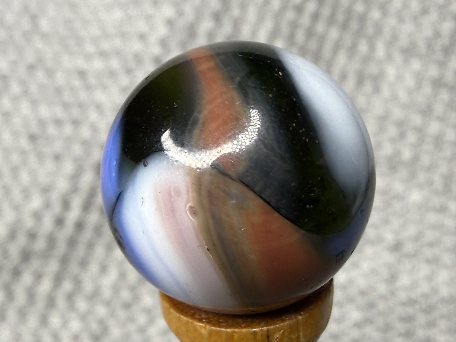 Peltier MC Multi Colored Rainbo Marble .67” NM
