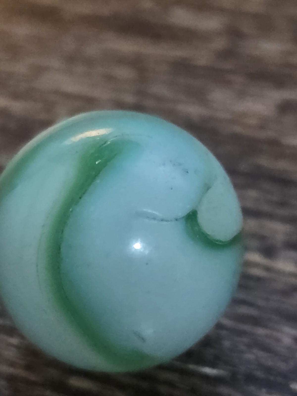 Vintage Alley Agate Shimmering Spruce Marble Dark Green Swirl .63″