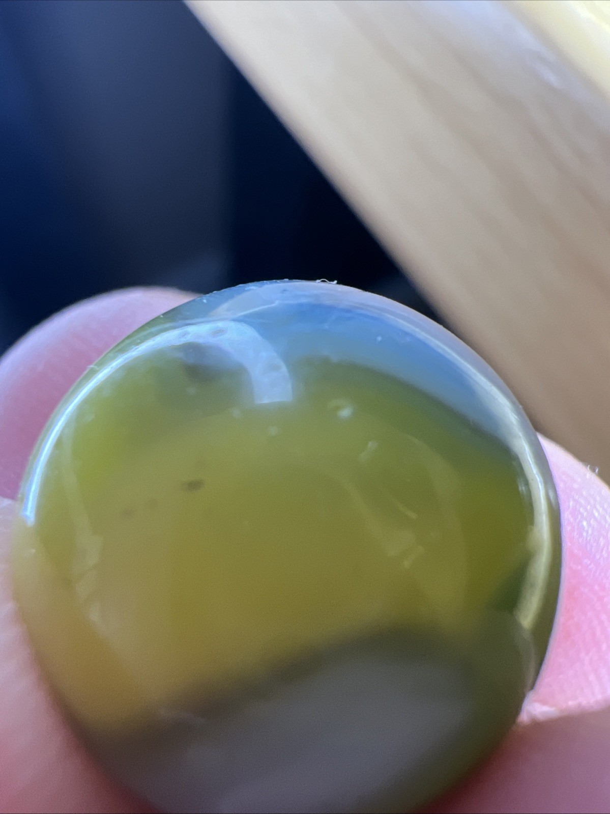 Vitro Easter Egg Marble Vintage Marbles 0.591”