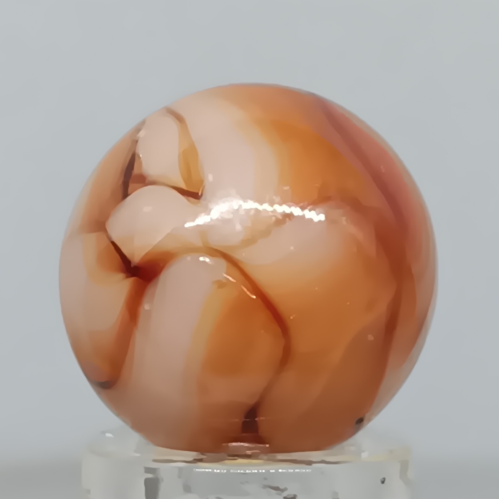 Vintage Champion Swirl Marble .61 Inches Near-Mint Condition