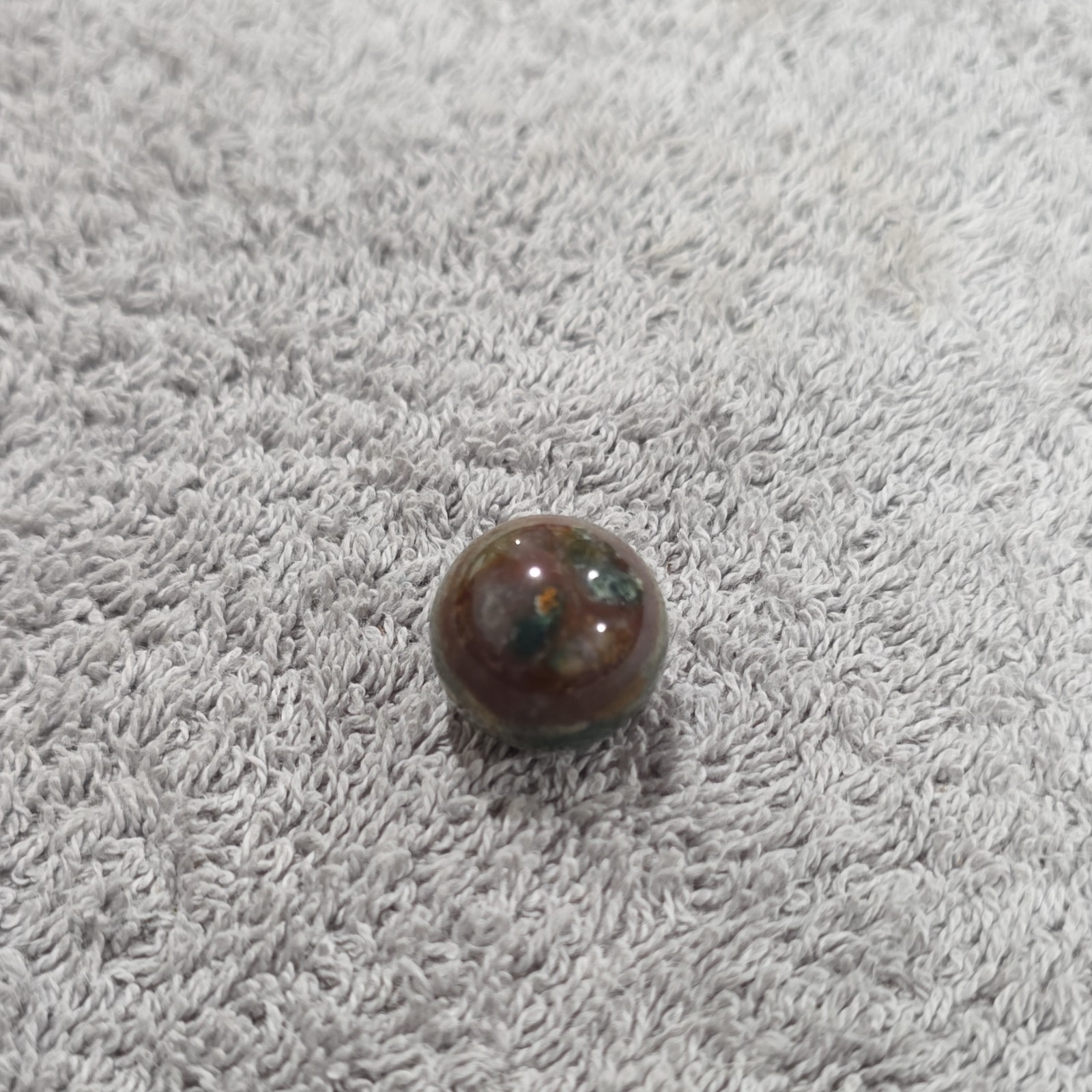 Multicolor Swirl Glass Toy Marble, Green & Brown, Ages 4-7 and 8-11 Years