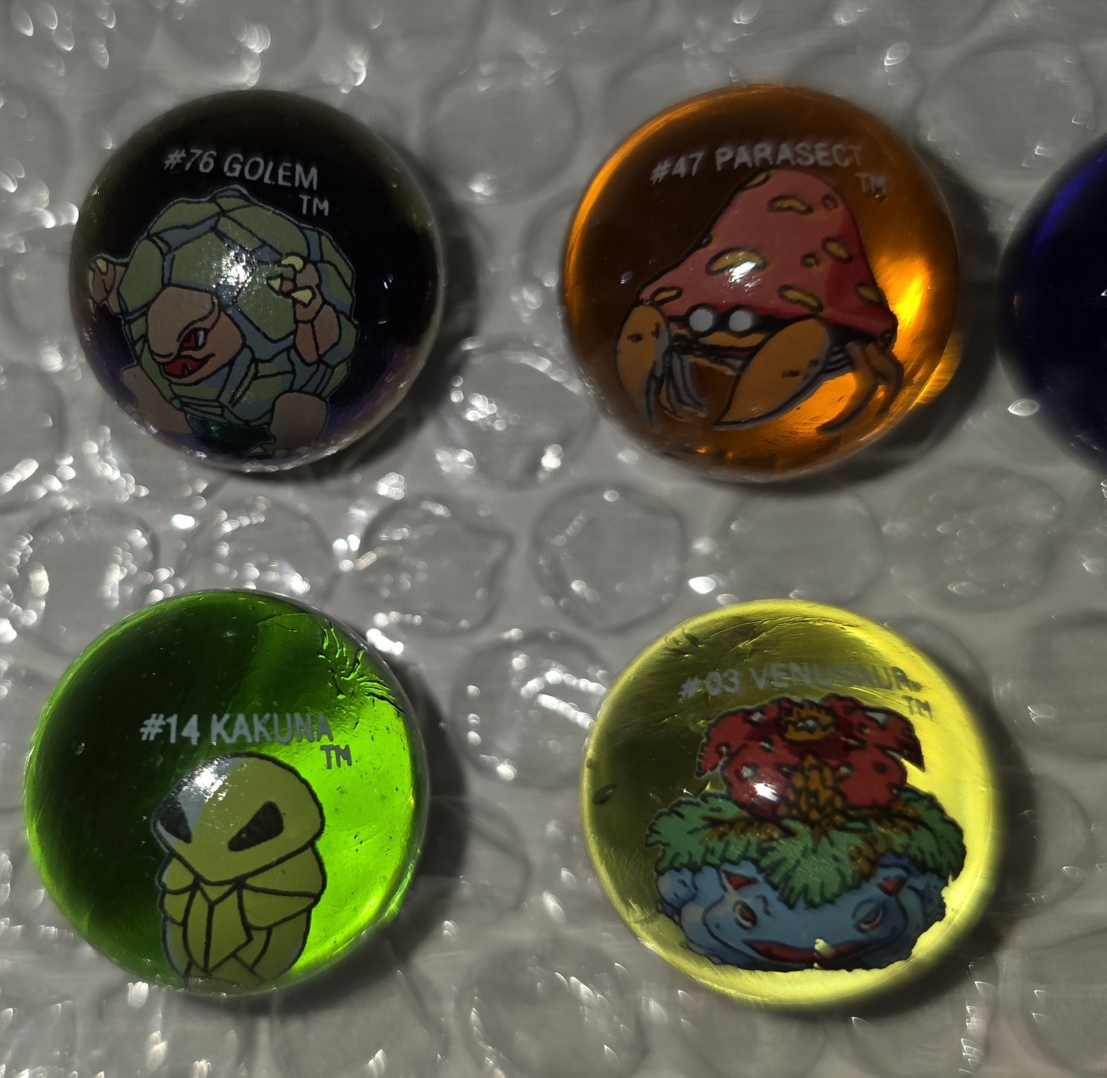 Vintage 1st Edition Pokemon Marble- Lot Of 8 76 47 22 63 14 03 36 66