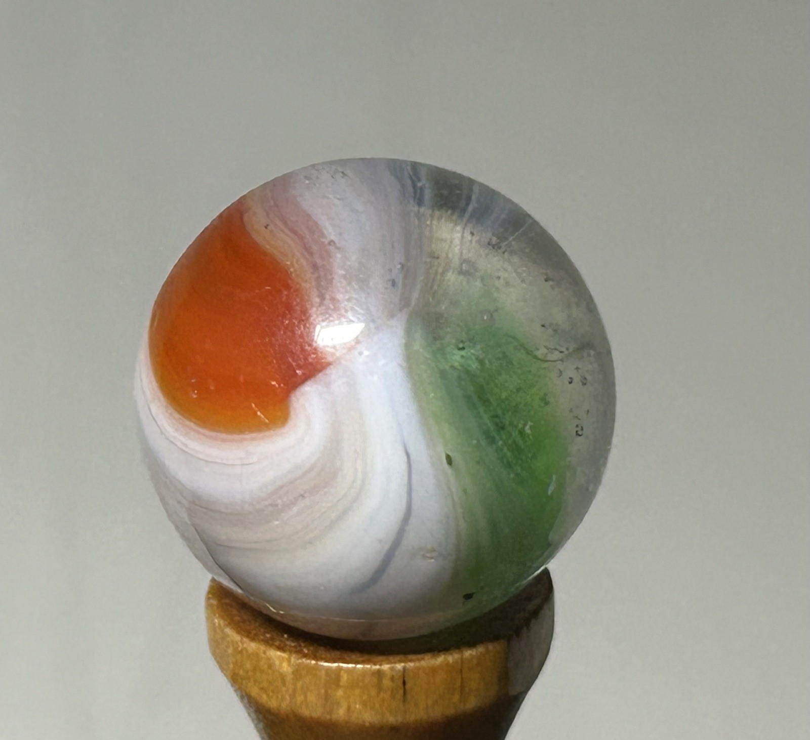 Vitro Agate Tri Lite Marble .63” NM(+)