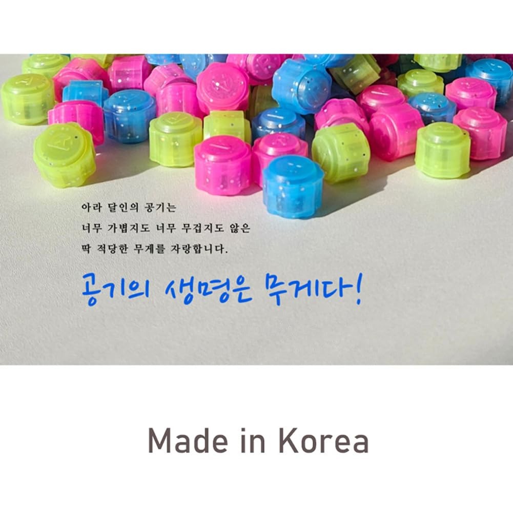 KOREAC_Gonggi Konggi Korean Jack 1.7 inches x 2.9 inches, Pink, Blue, Green
