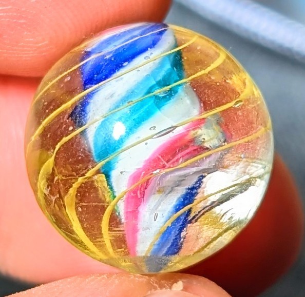 23/32″+ Tornado Precision Caged Solid Core German Handmade Marbles As-Made MM