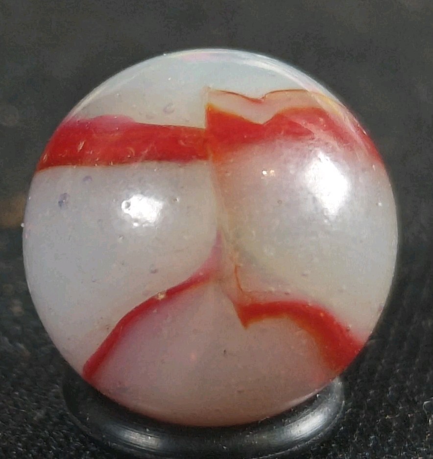 Vintage Marble – Kokomo Steel Grey & Red .60″